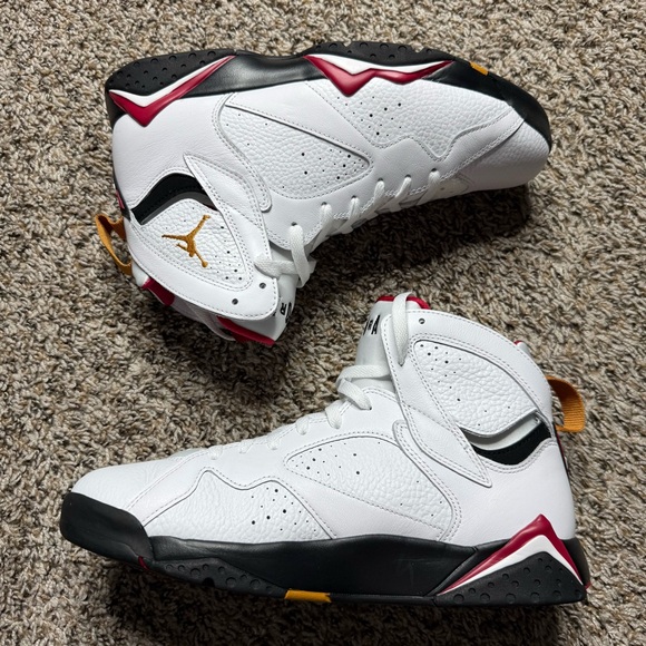 Air Jordan 7 Retro White Sneakers - Picture 3 of 13